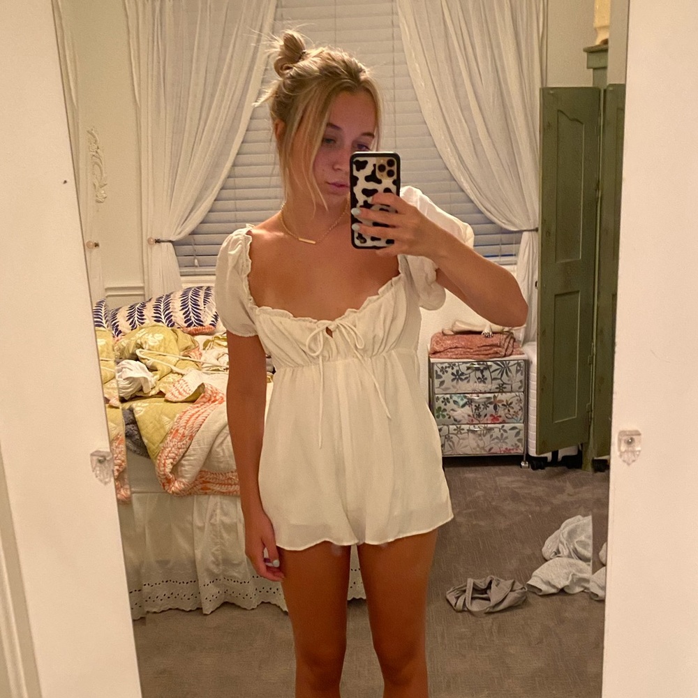 Urban Outfitters White Romper